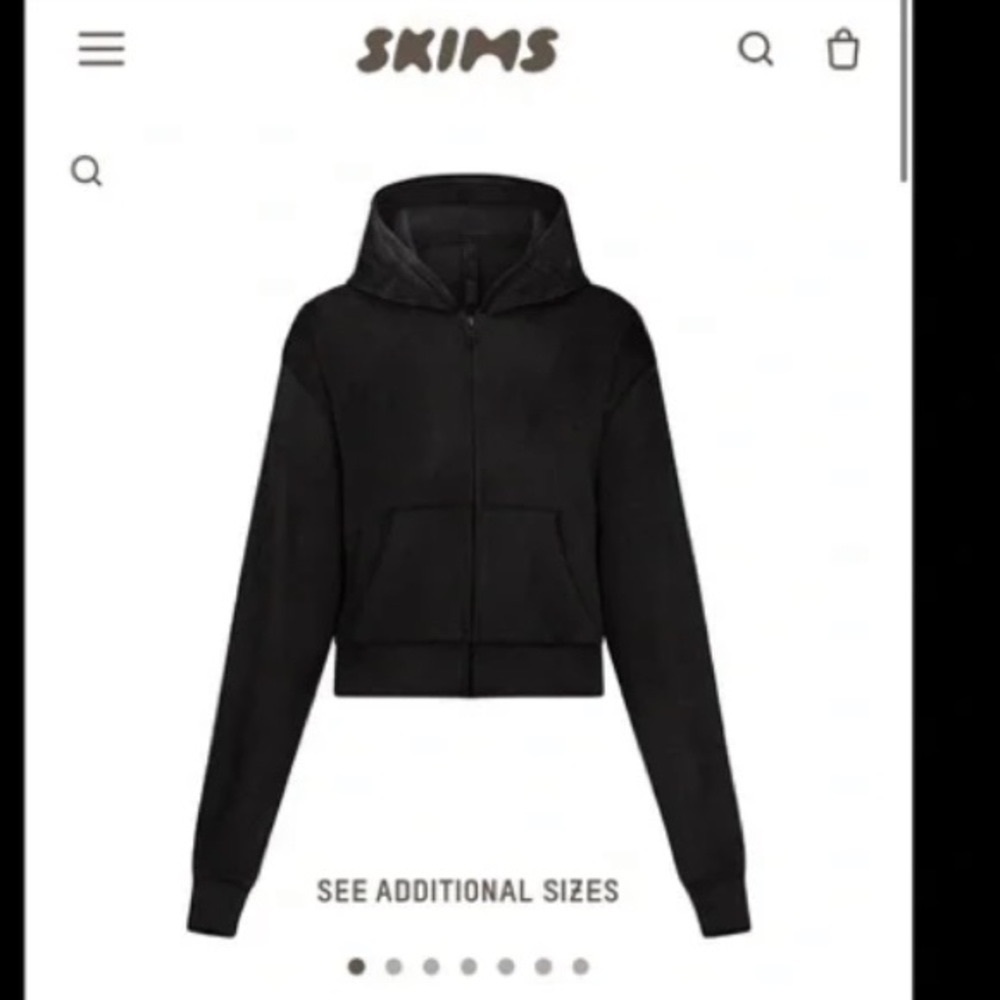 Skims Velour Hoodie